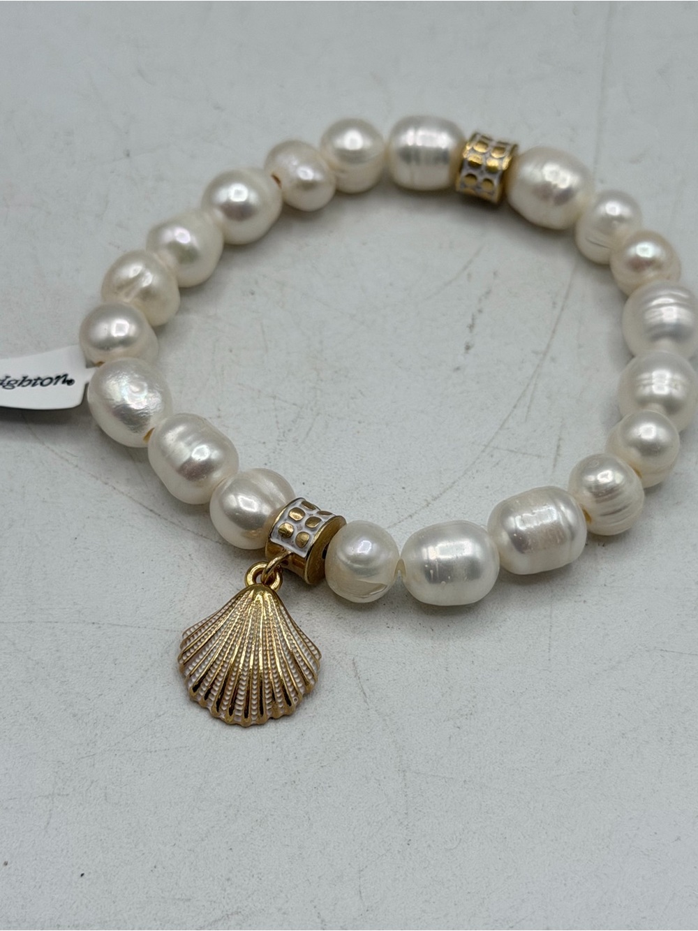 Brighton sunset cove stretch Bracelet - freshwater pearl NWT - Picture 3 of 6